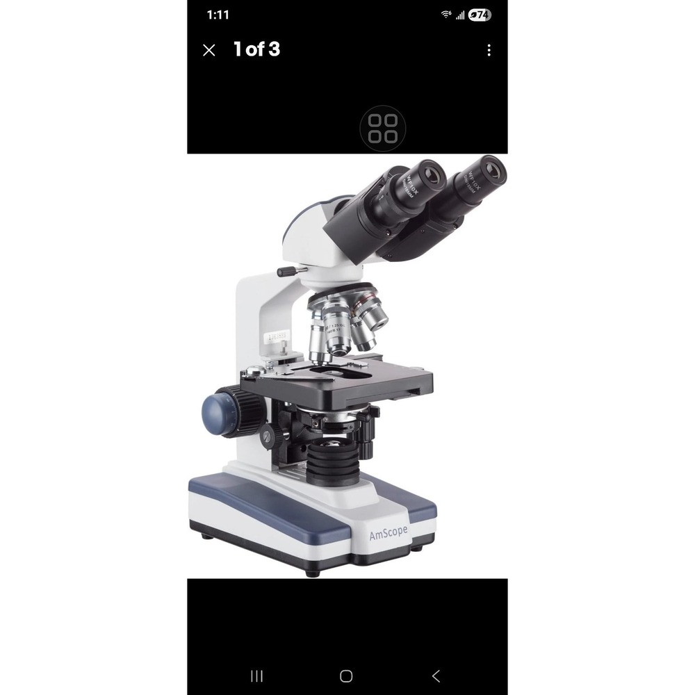 AmScope B120C Upright Compound Microscope No Slides